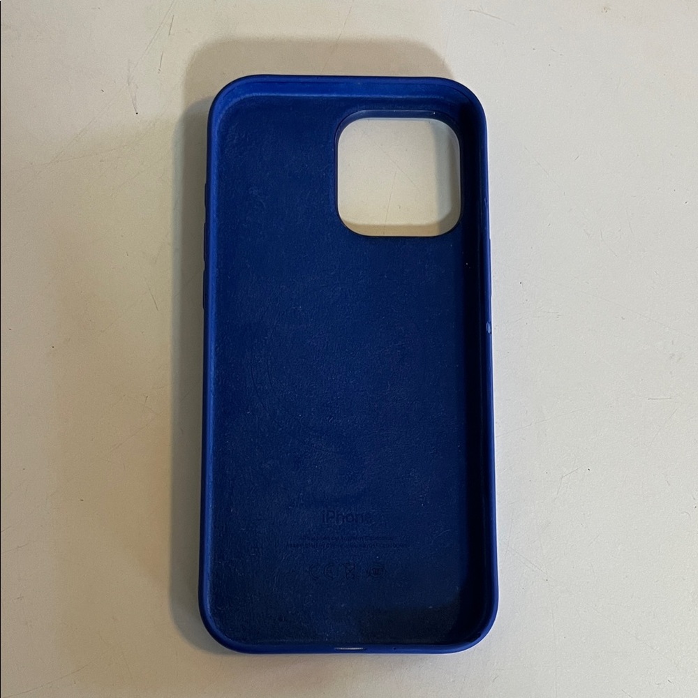 Blue iPhone 14 Pro Max Silicone Case - Compatible iPhone